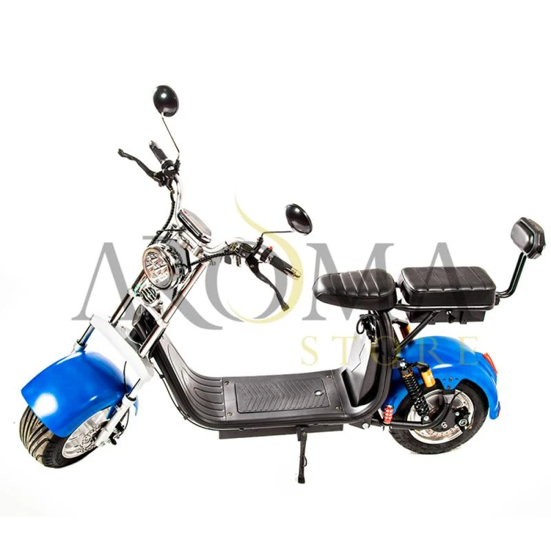Moto Eletrica X11 1500W/ 2 Baterias/  2 Assentos/ Aro 10- Azul Liso