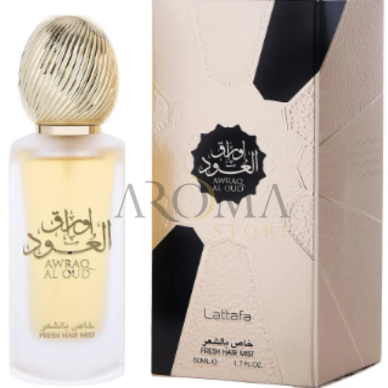 Perfume De Cabelo Lattafa - Awraq al Oud Hair Mist 50ML