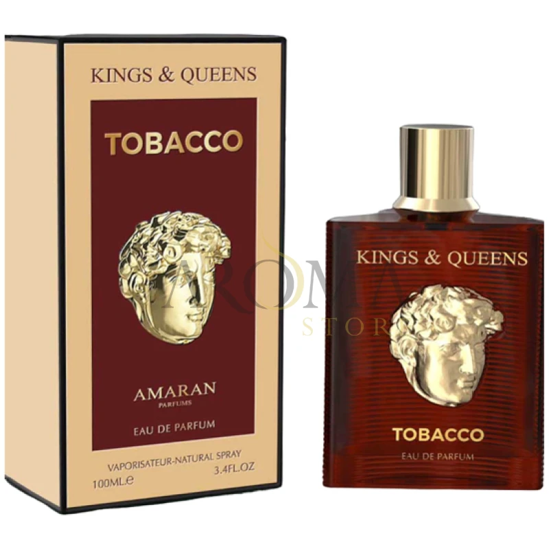 Perfume Amaran Kings & Queens Tobacco Eau de Parfum Unissex 100ML