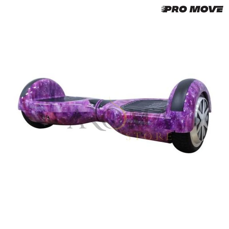 Scooter Pro-Move com Roda de Aluminio e Led 6.5"- Rosa Galaxia