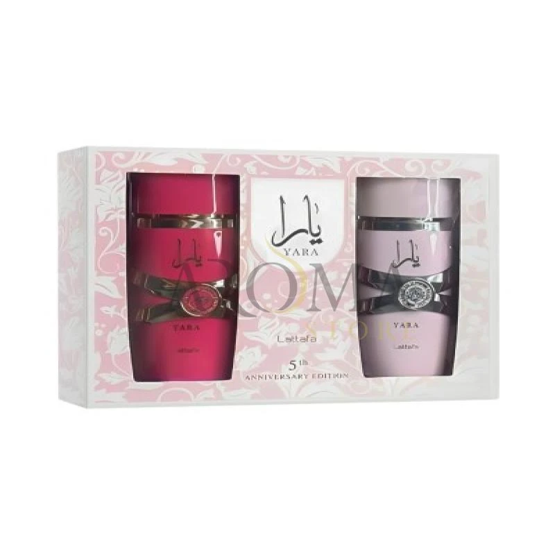 Kit Perfume Lattafa Yara Candy + Lattafa Yara Eau de Parfum Feminino 2x100ml