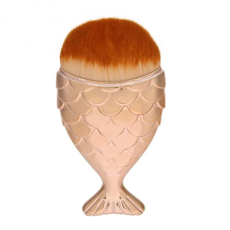 Pincel Rabo de Sereia Dourado