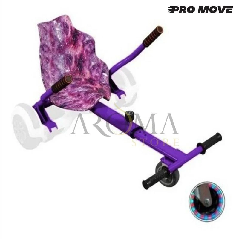 HoverKart para Scooter Rosa Galaxia