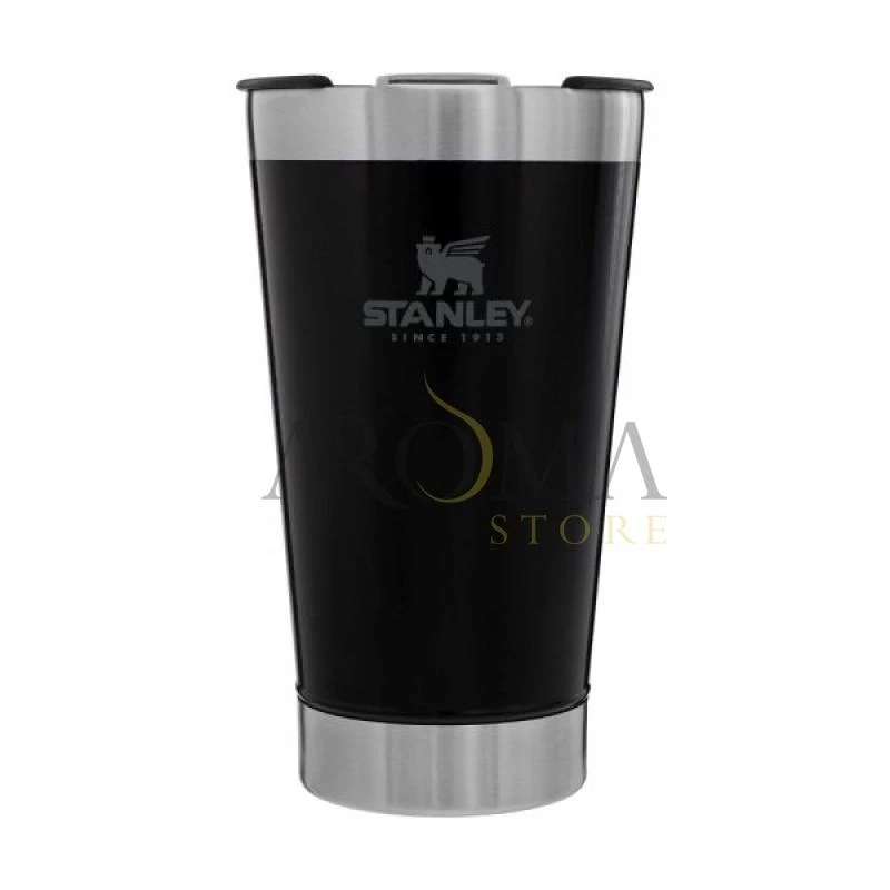 Copo Térmico Stanley Classic Beer Com Tampa e Abridor 473ML - Preto