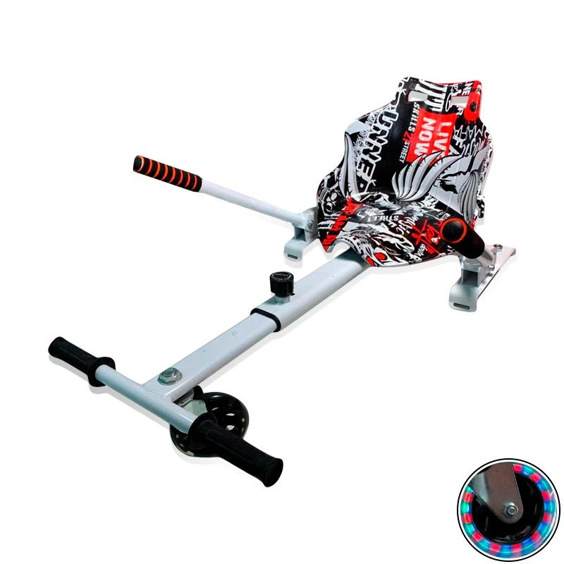 Carrinho para Scooter PM-912 HoverKart Runner Estampado - Roda LED