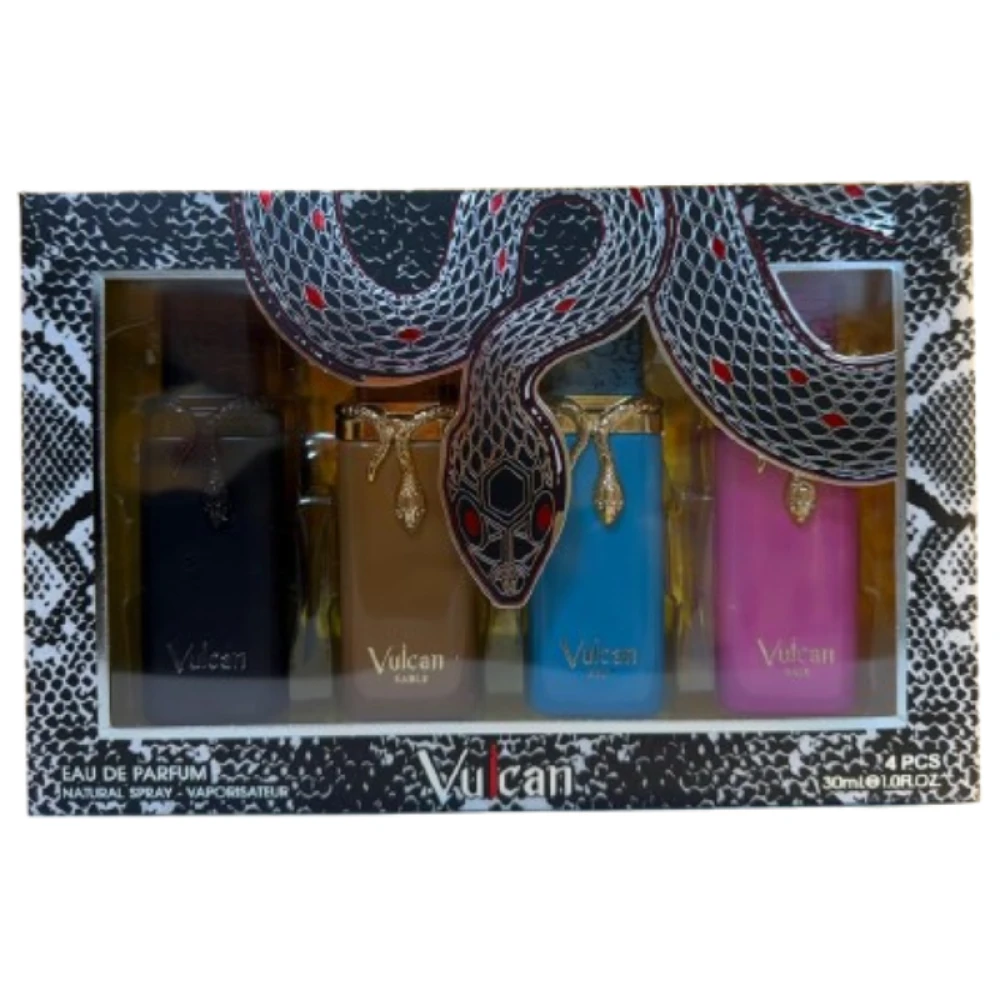 Perfume Kit Vulcan - 4 Em 1- 30ML cada