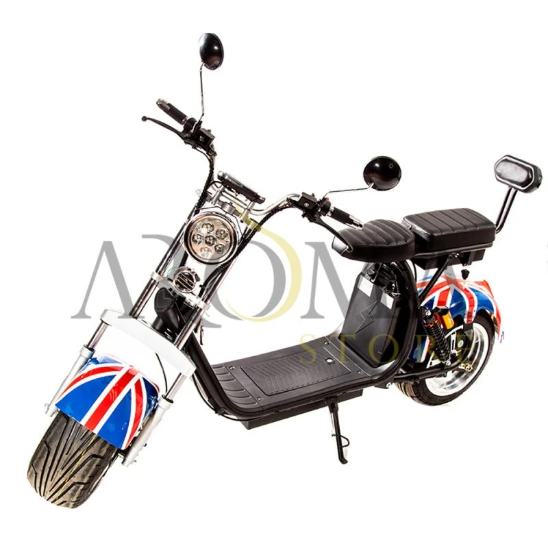 Moto Eletrica X12 2000W/ 02 Baterias/ 2 Assentos/ Aro 12 - Inglaterra Azul