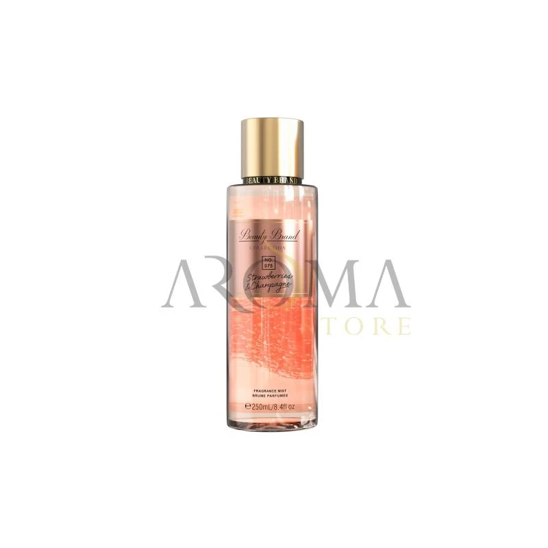 Splash Colonia Corporal Beauty Brand Collection N.º 075 Strawberries&Champagne 250ML