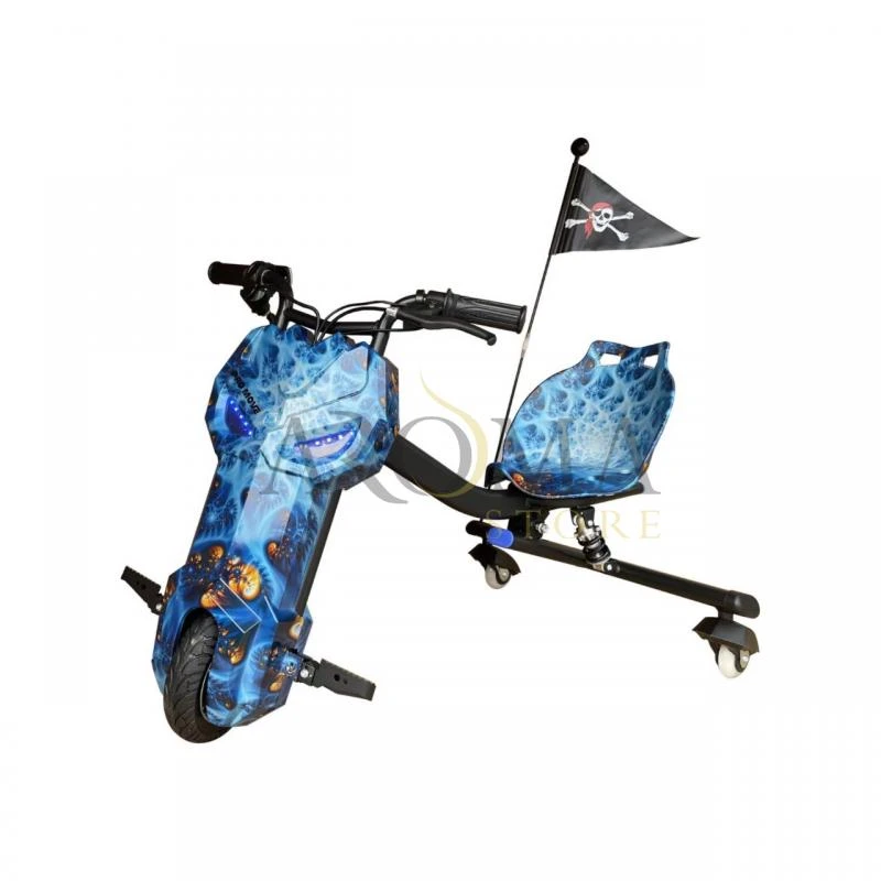 Triciclo Eletrico Pro-Move PM-428 Drifting Scooter - Azul Mar