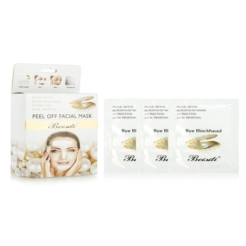 Mascara Removedora de Cravos Beisiti Peel Off 10 Saches x 6GR