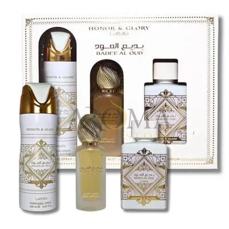 Kit Perfume Lattafa Badee Honor Unissex 3pcs