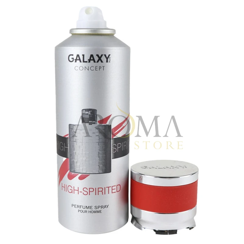Spray Corporal Perfumado Galaxy Concept HIgh-Spirited Masculino 200ML