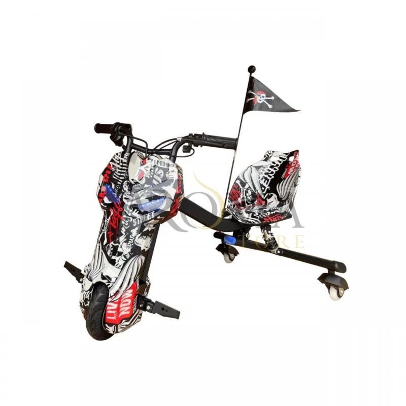 Triciclo Eletrico Pro-Move PM-401 Drifting Scooter - Branco Runner Street
