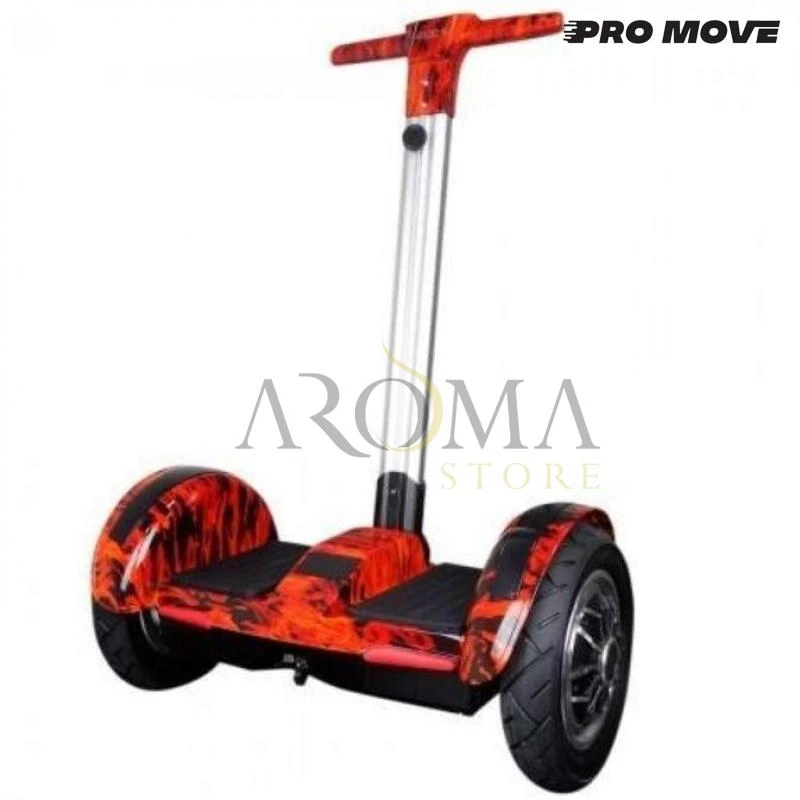 Scooter Pro-Move A8 com Roda de 10" e Bluetooth - Vermelho Chama
