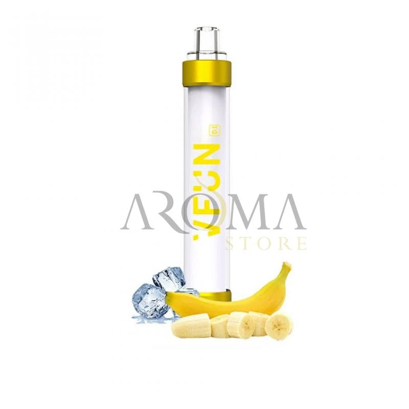 Vaper Descartavel Quawins Vfun D1 Banana Ice 1000 Puffs - 50MG - 3ML