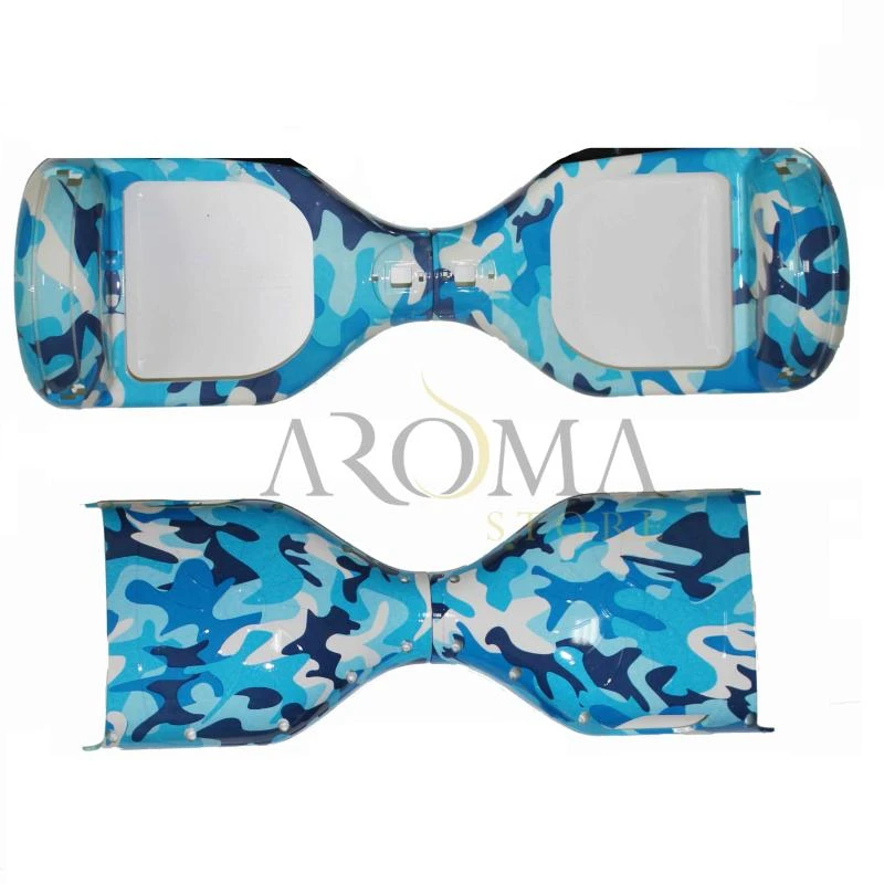Carcaca para Hoverboard 6.5 cor Azul Camuflado