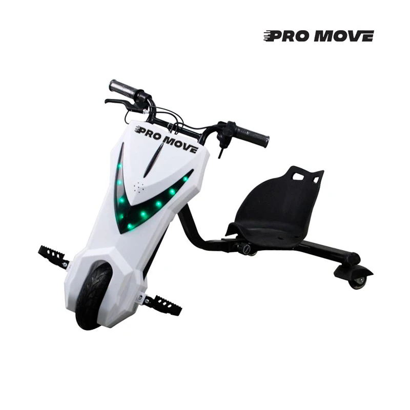 Triciclo Eletrico Pro-Move  PM-125 Drifting Scooter - Branco
