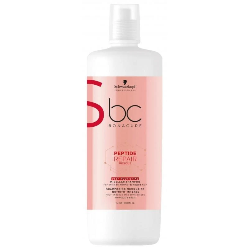 Shampoo Schwarzkopf BC Bonacure Peptide Repair Rescue Micellar Deep Nourish 1LT