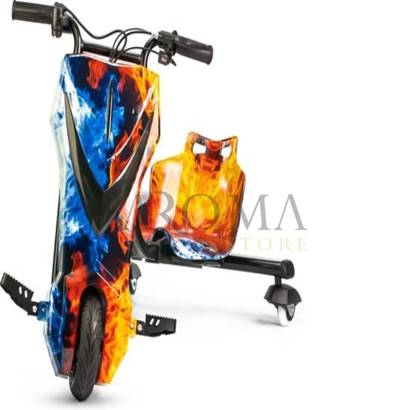 Mini Triciclo Eletrico Pro-Move PM-600 Drifting Scooter - Gelo e Fogo