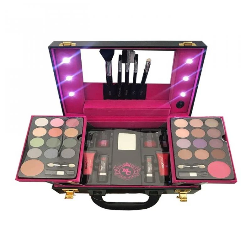 Maleta De Maquiagem Camarim Completa Magic Color 44 Itens MG14251