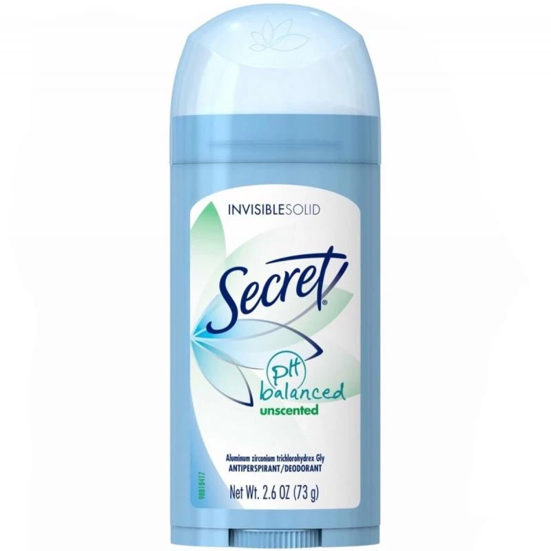 Desodorante Secret Solido Shower Unscented 73G