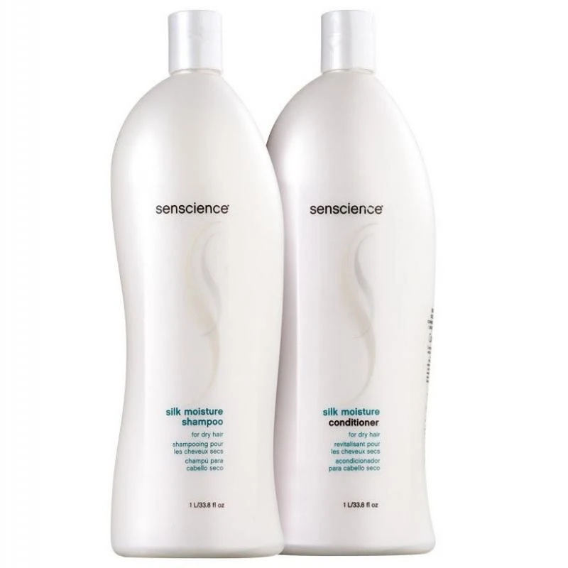 Kit Senscience Silk Moisture Duo Shampoo e Condicionador 1LT